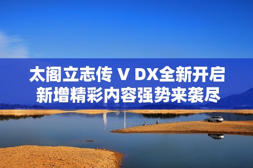 太阁立志传 V DX全新开启 新增精彩内容强势来袭尽享游戏乐趣