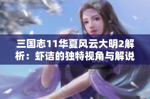 三国志11华夏风云大明2解析：虾诘的独特视角与解说风格
