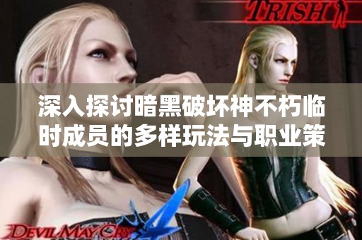深入探讨暗黑破坏神不朽临时成员的多样玩法与职业策略