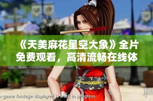 《天美麻花星空大象》全片免费观看，高清流畅在线体验